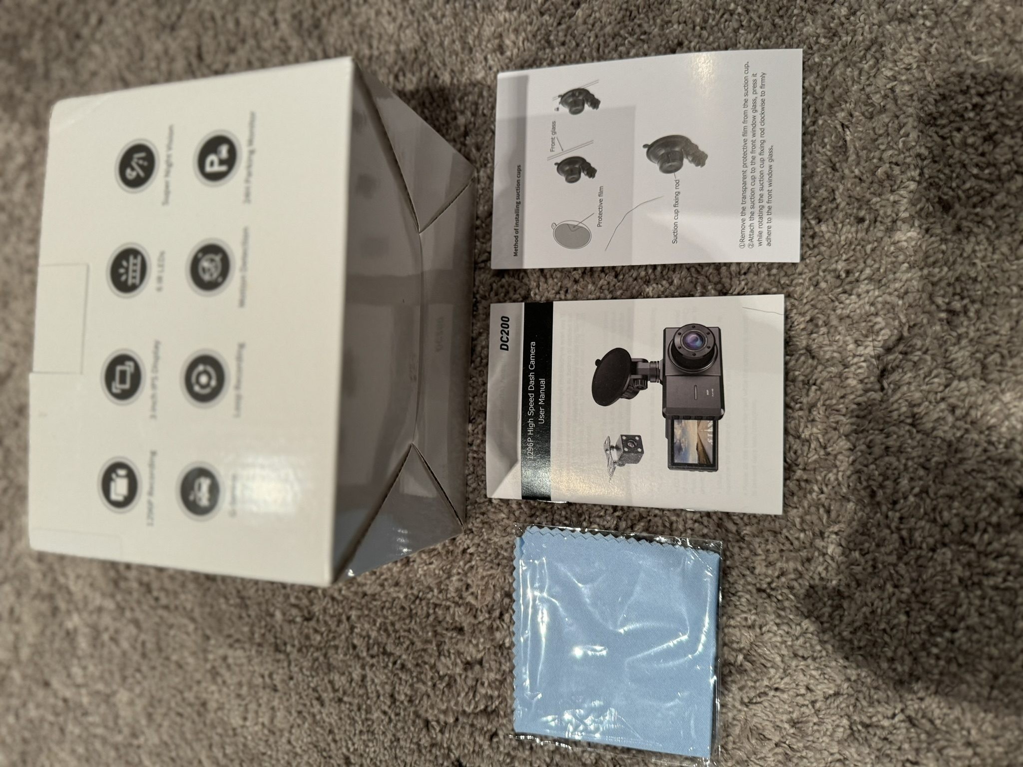 SPADE Front & Back Dash Cam - new