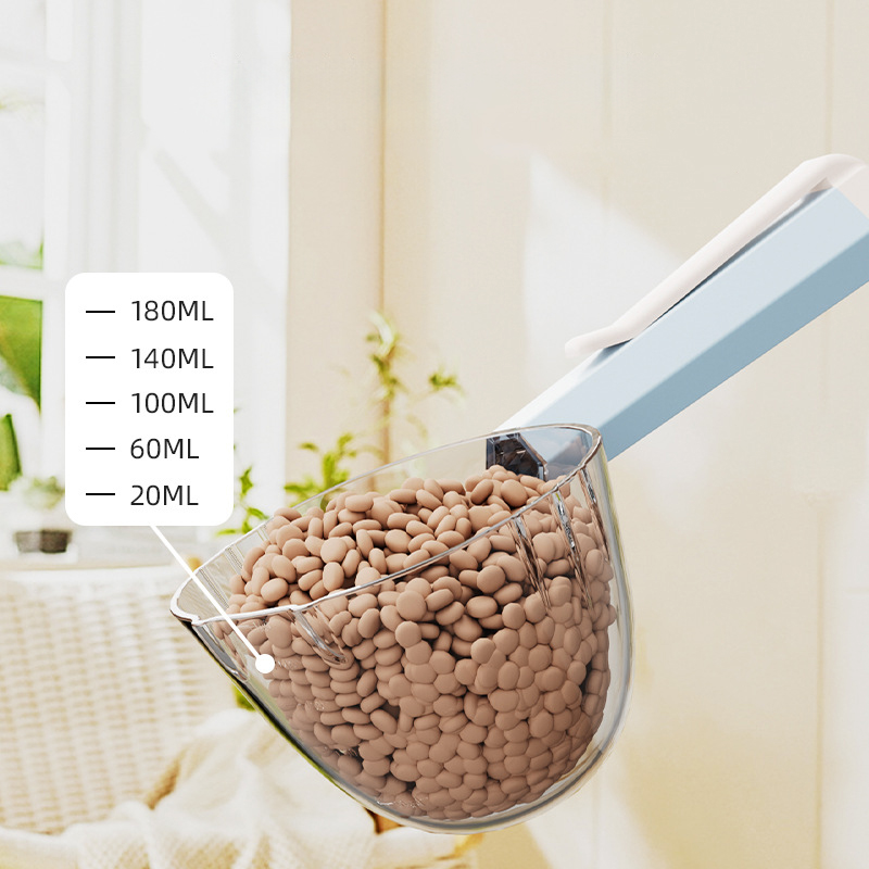 Pet Food Spoon Dog Cat Food Spoon With Clip Hygienic Feeding For Dogs And Cats Universal Cat Food Spoon Cross-border