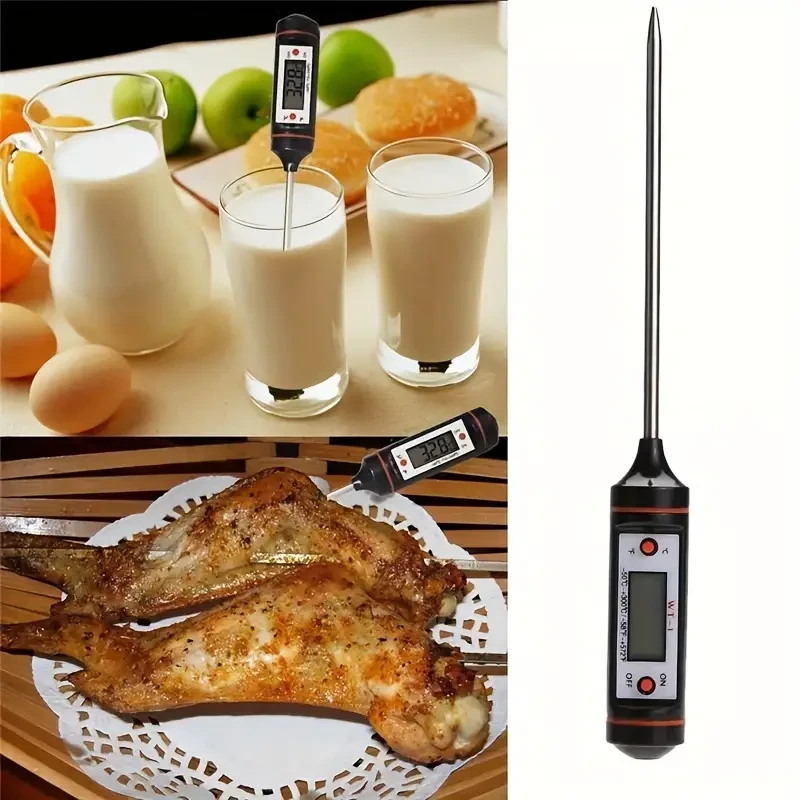 Digital Food Thermometer Long Probe Electronic Kitchen Cooking Meat BBQ Electronic Oven Tool Probe Temperature Meter