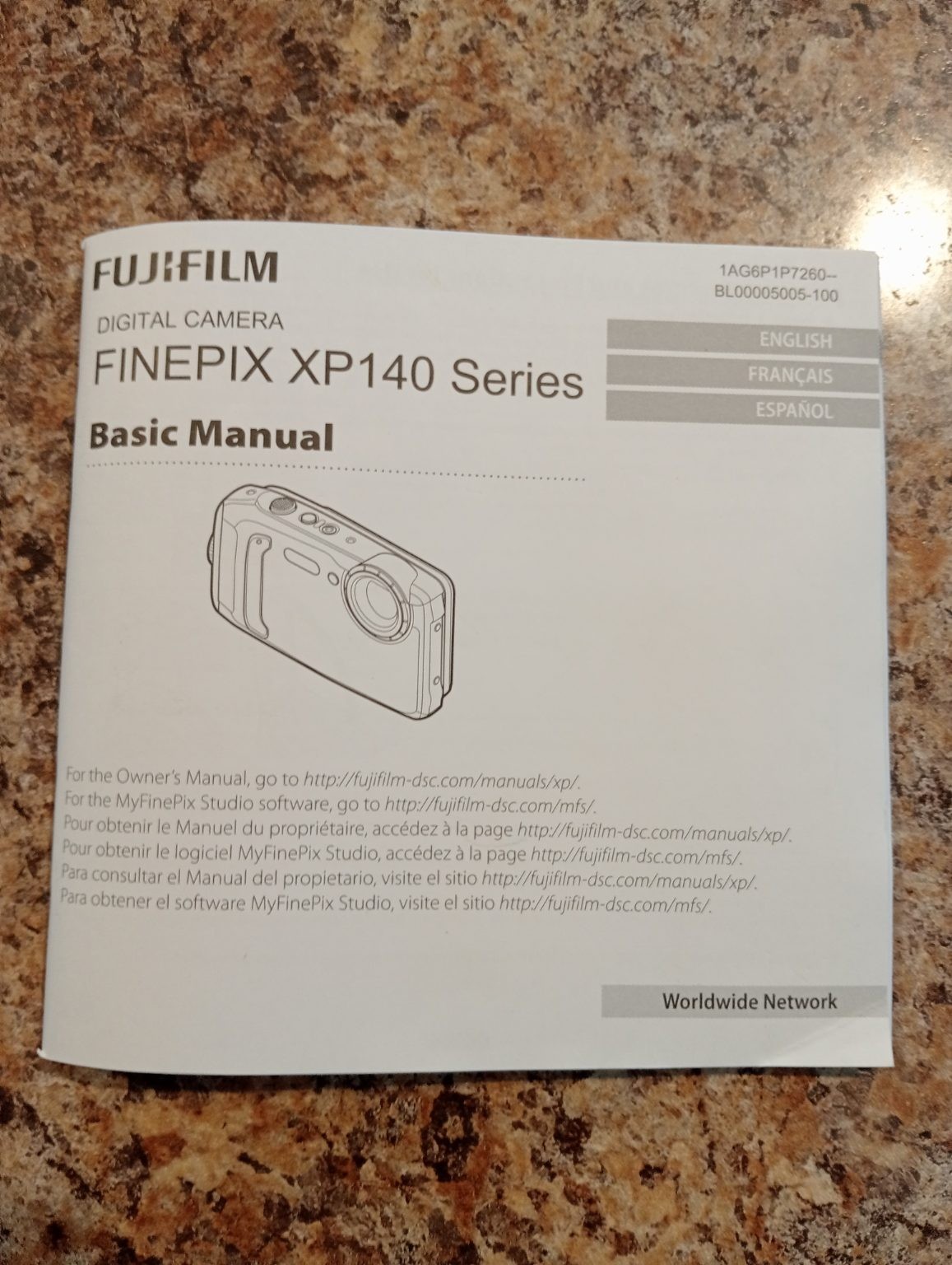 Fujifilm XP140 Waterproof 25m 16Mb sensor- 5x optical zoom EIS Camera