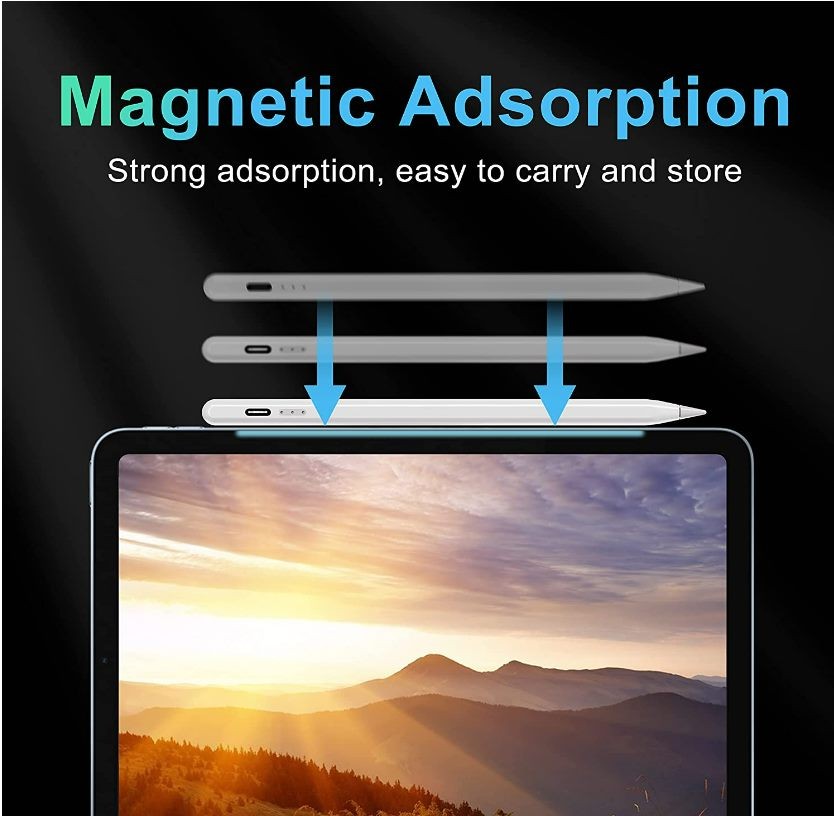 Stylus Pen for iPad (2018-2022), Pencil 2nd Generation with Magnetic