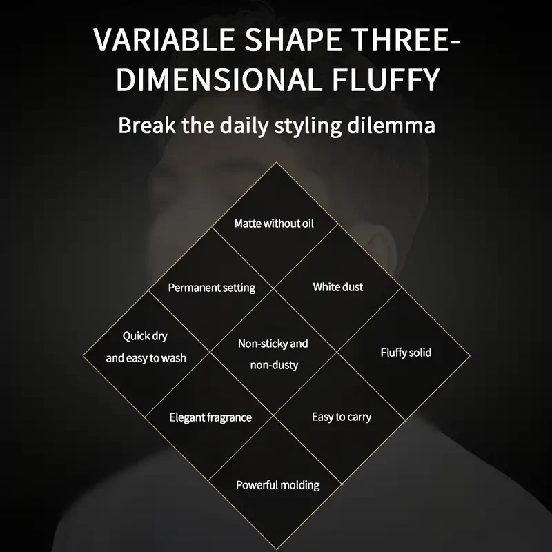 Temporary Hair Color Wax  Strong Hold & Matte Finish