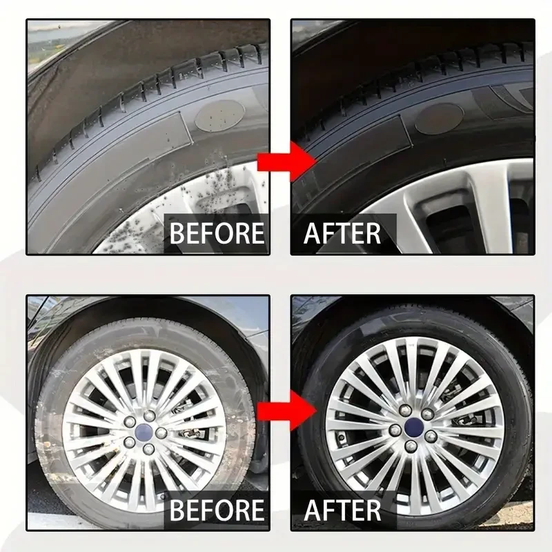 GKW Tire Black Wax Coating  Durable Shine & Restoration