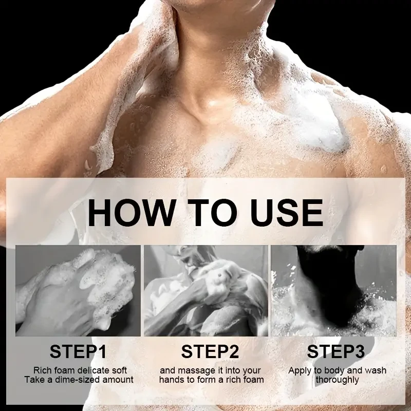 100g Orange Blossom Mens Body Wash  Moisturizing & Exfoliating