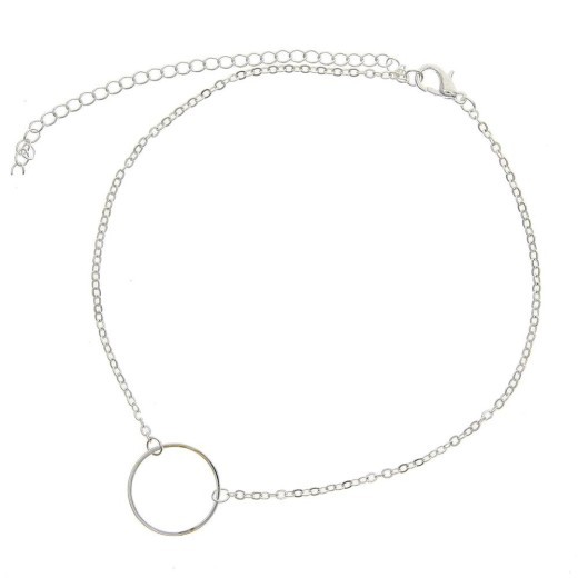 Alloy Ring Necklace Necklace