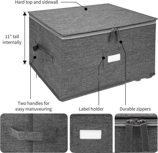 Stemware Storage Box Foldable Glassware