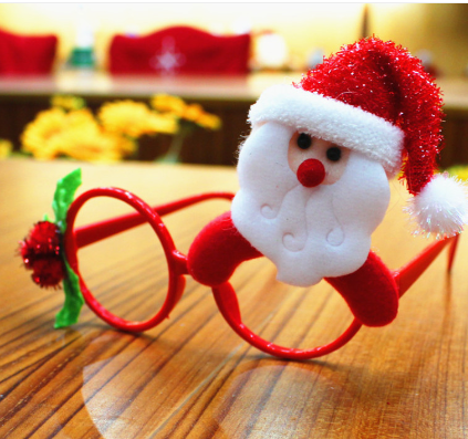 Christmas glasses frame