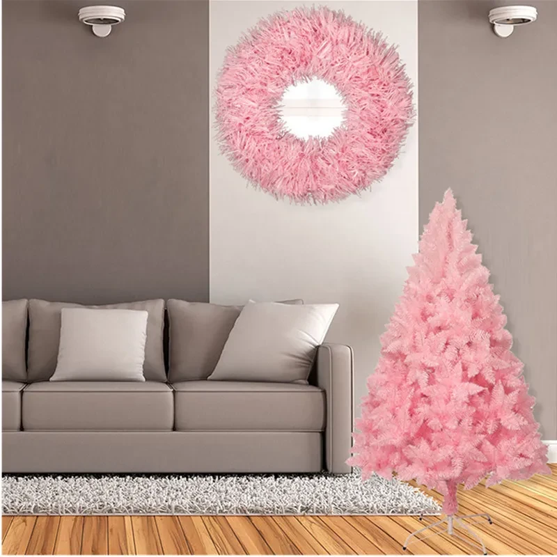 Pink pointed gradient christmas tree Decoration