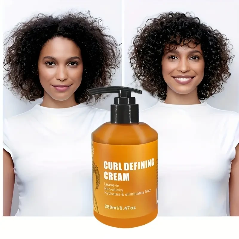 Curl Defining Cream Moisturizing Curly Hair Styling Conditioner