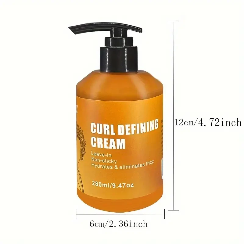 Curl Defining Cream  Moisturizing Curly Hair Styling Conditioner
