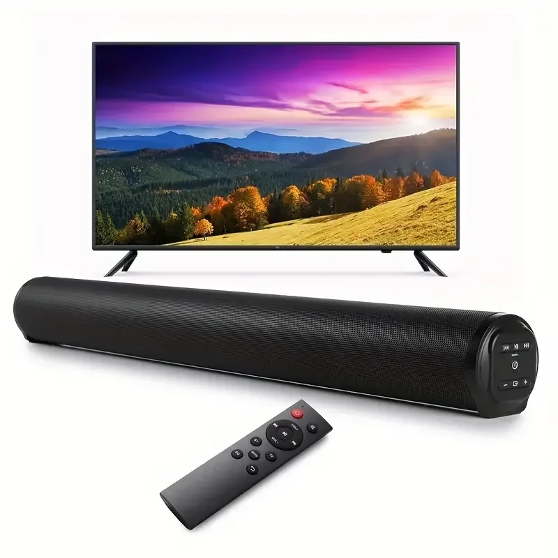 20W Wireless TV Sound Bar with Deep-Bass Subwoofer Enhanced Surround Sound