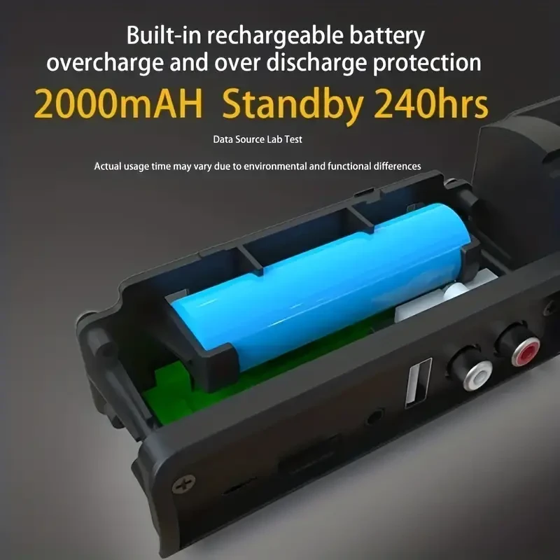 20W Wireless TV Sound Bar with Deep-Bass Subwoofer Enhanced Surround Sound