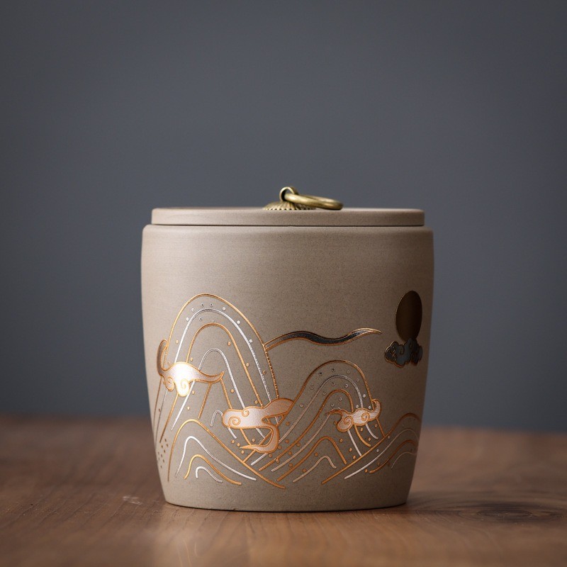 Stoneware Sealed Storage Jars