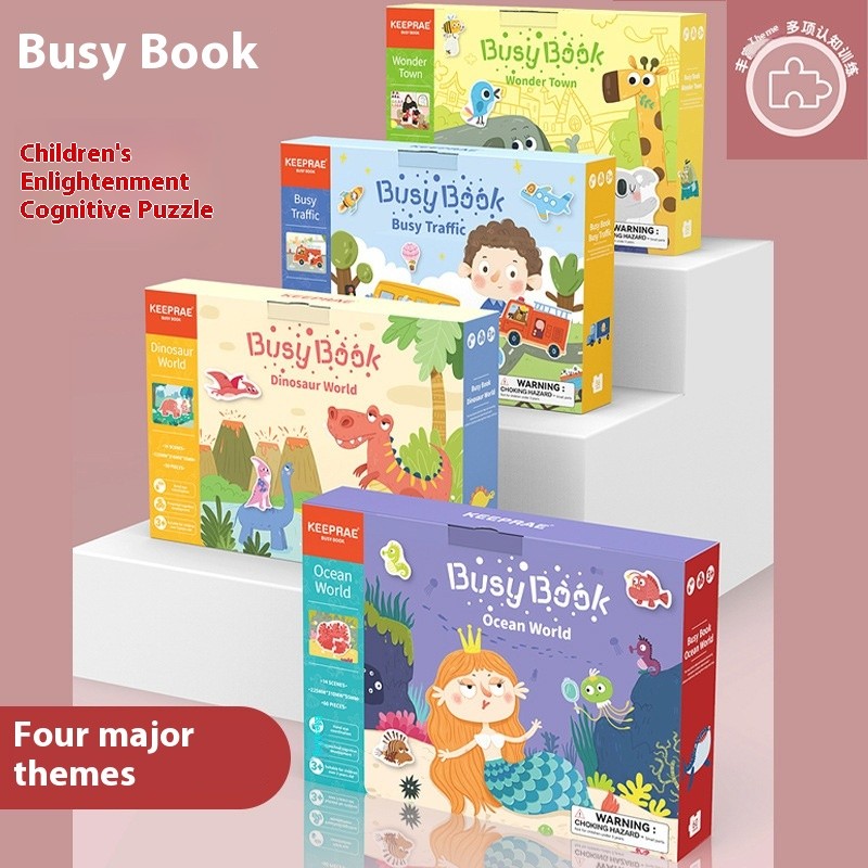 Baby Enlightenment Early Cognitive Education Quiet Book Educational Toys