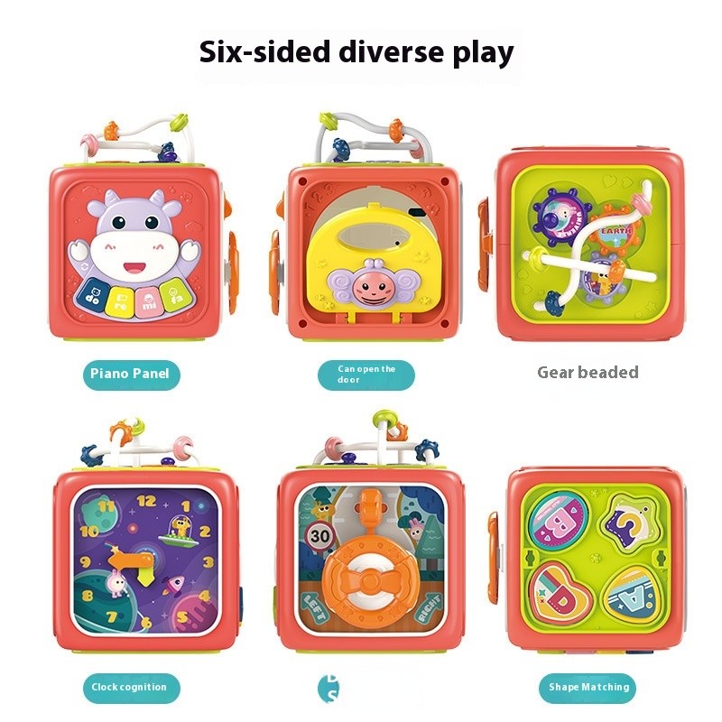 Baby Music Drum Hexahedron Toy