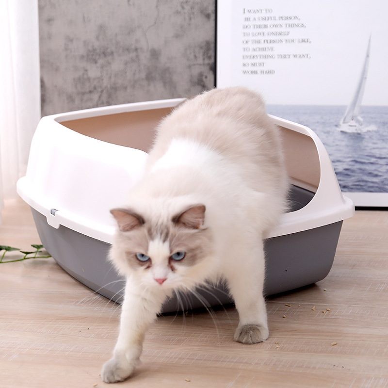 Cat Kitty Litter Tray with Scoop L 564224cm