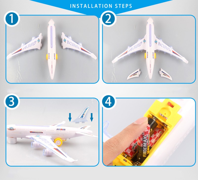 New Mini Airbus A380 Model Airplane