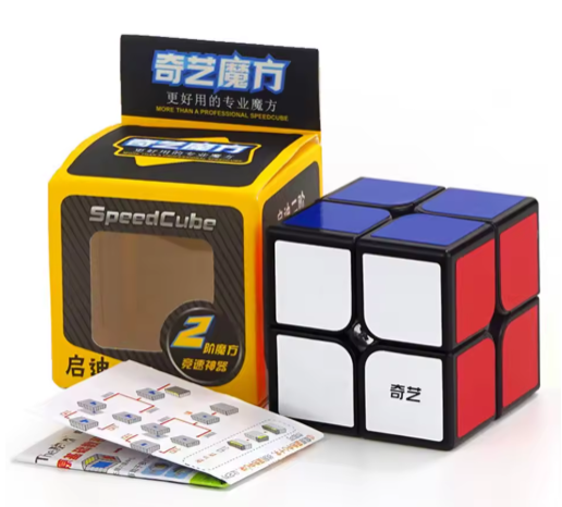 QiYi QiDi 2X2 Magic Cube 2 By 2 Cube Speed Pocket Puzzle Cube Professional Educational Toys for Children Gift