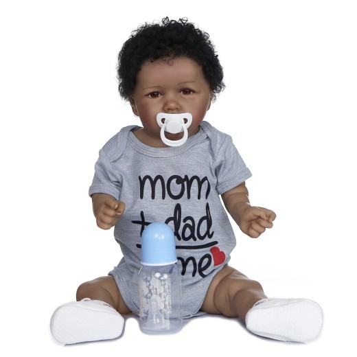 22inch reborn toddler doll black saskia toddler boy