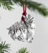 Solid Alloy Christmas Tree Ornament