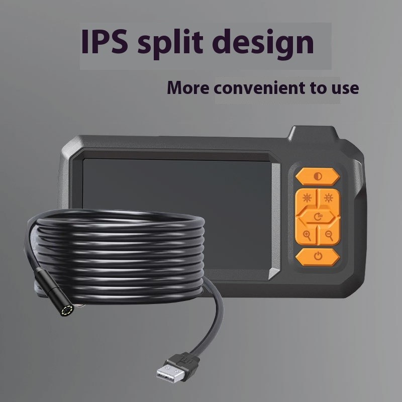 43-inch IPS Screen 1080p High-definition Industrial Endoscope 8m Handheld Camera