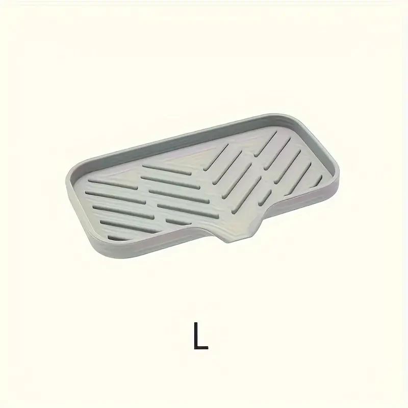 Silicone Soap Tray - Bathroom and Kitchen Sink Holder