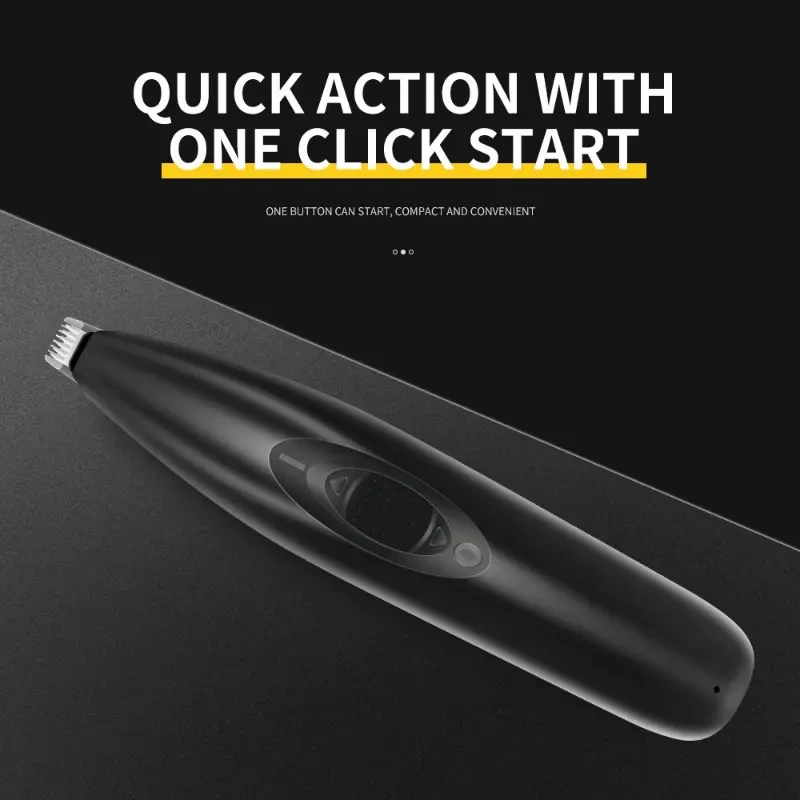 1pc Ultra-Quiet Pet Hair and Nail Trimmer