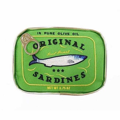 Large Capacity Cute Sardine Can Shape Storage Bag