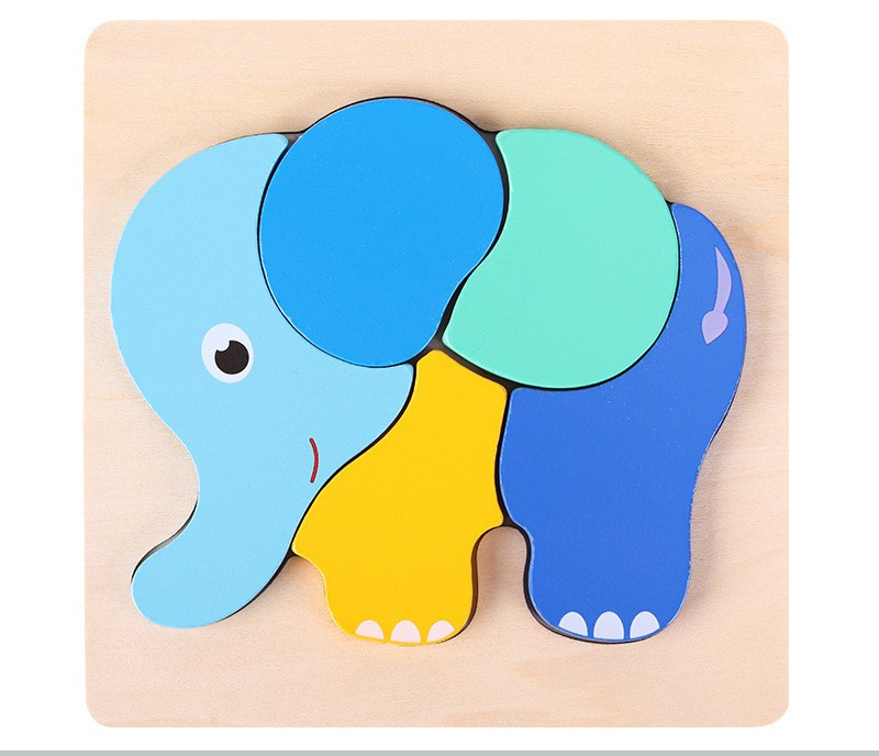 Children's Three Dimensional Wooden Puzzle
