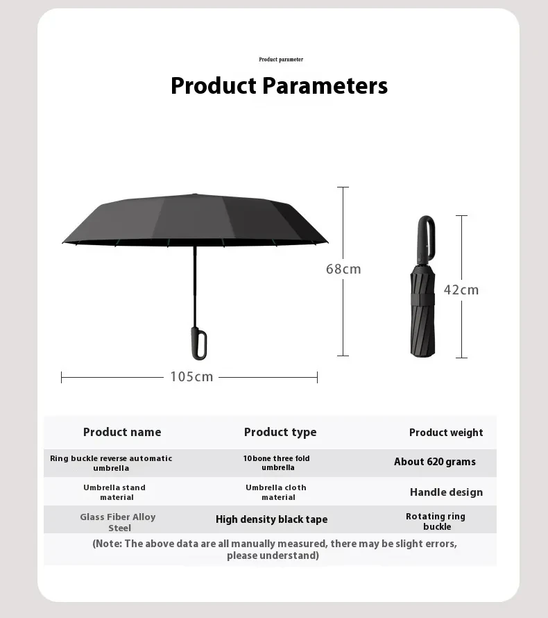 84 Bone Ring Buckle Umbrella Automatic Sun Shade UV