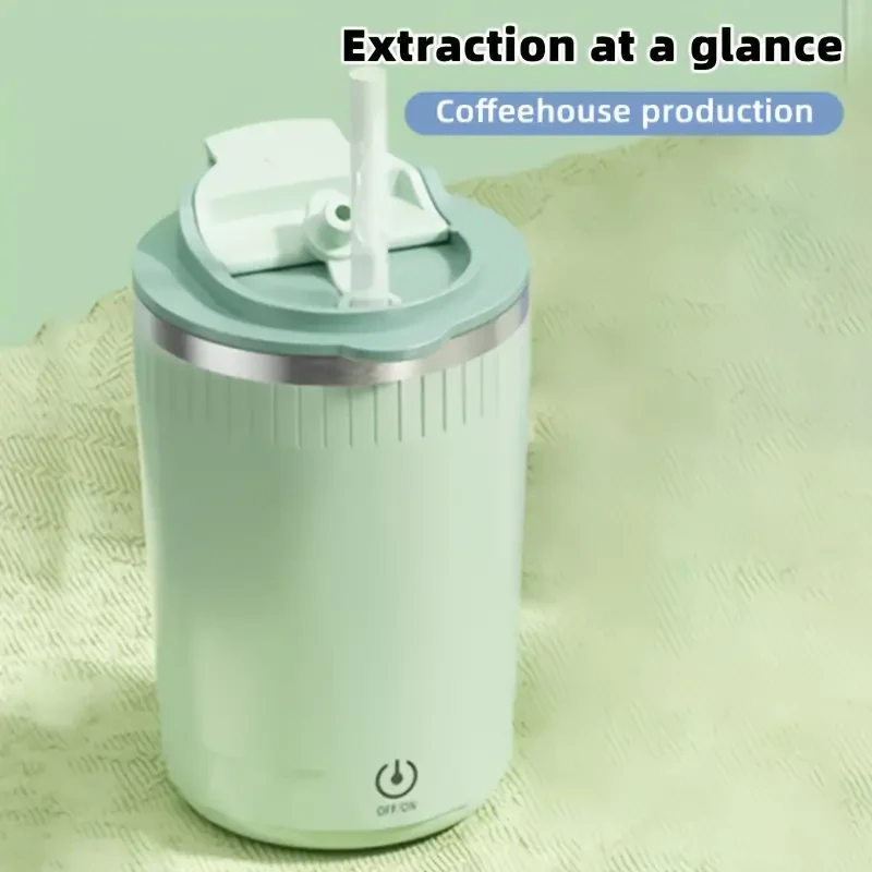 Magnetic Stirring Coffee Cup - Electric Stainless Steel for Protein Powder