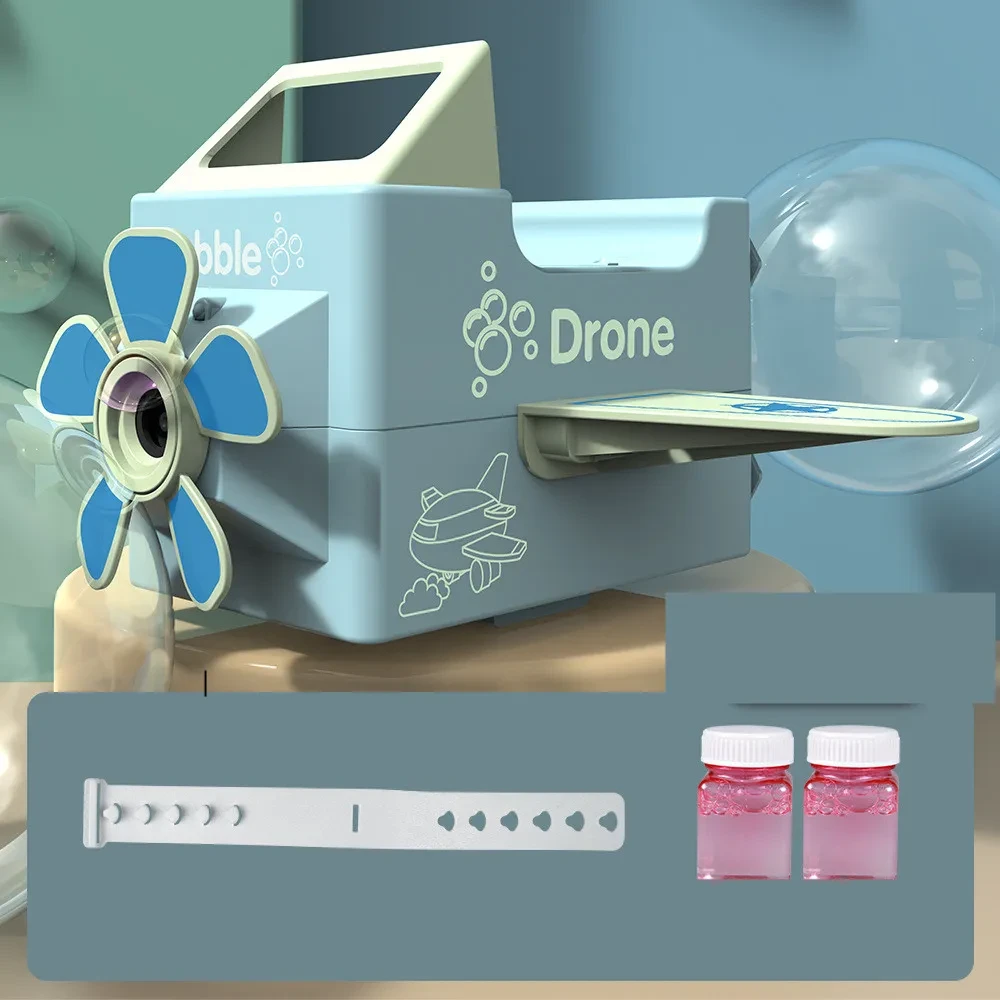 Children's Electric Bubble Cartoon Airplane Wrist Toy