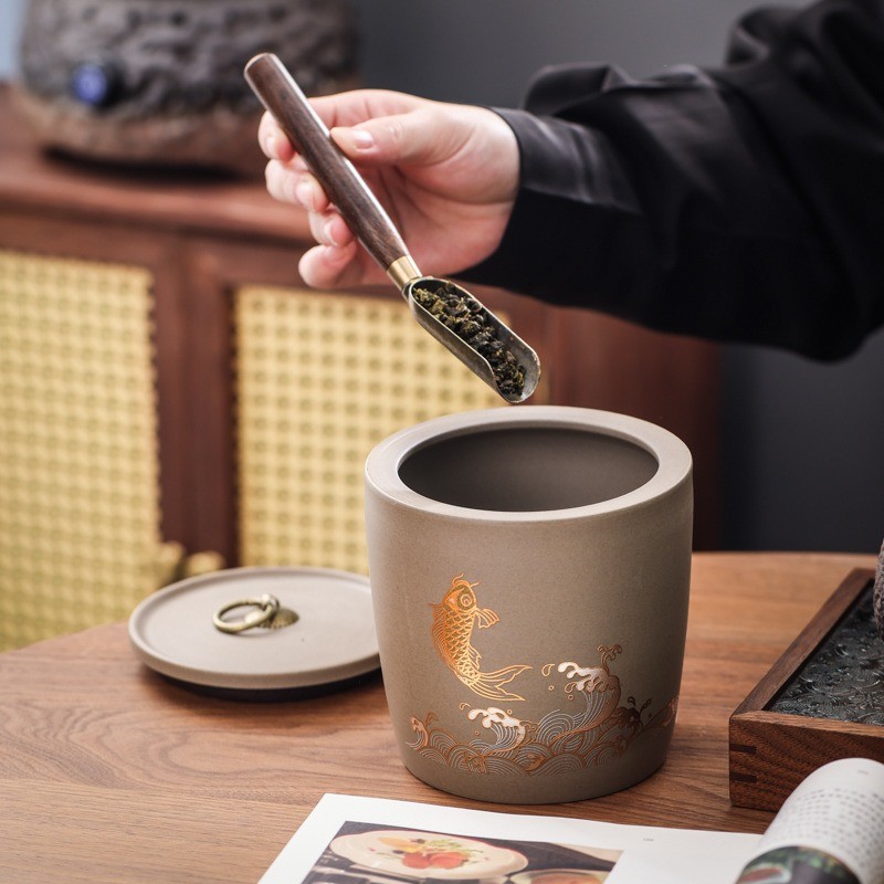Stoneware Sealed Storage Jars