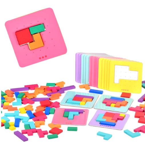 Montessori Desktop Puzzle Toys