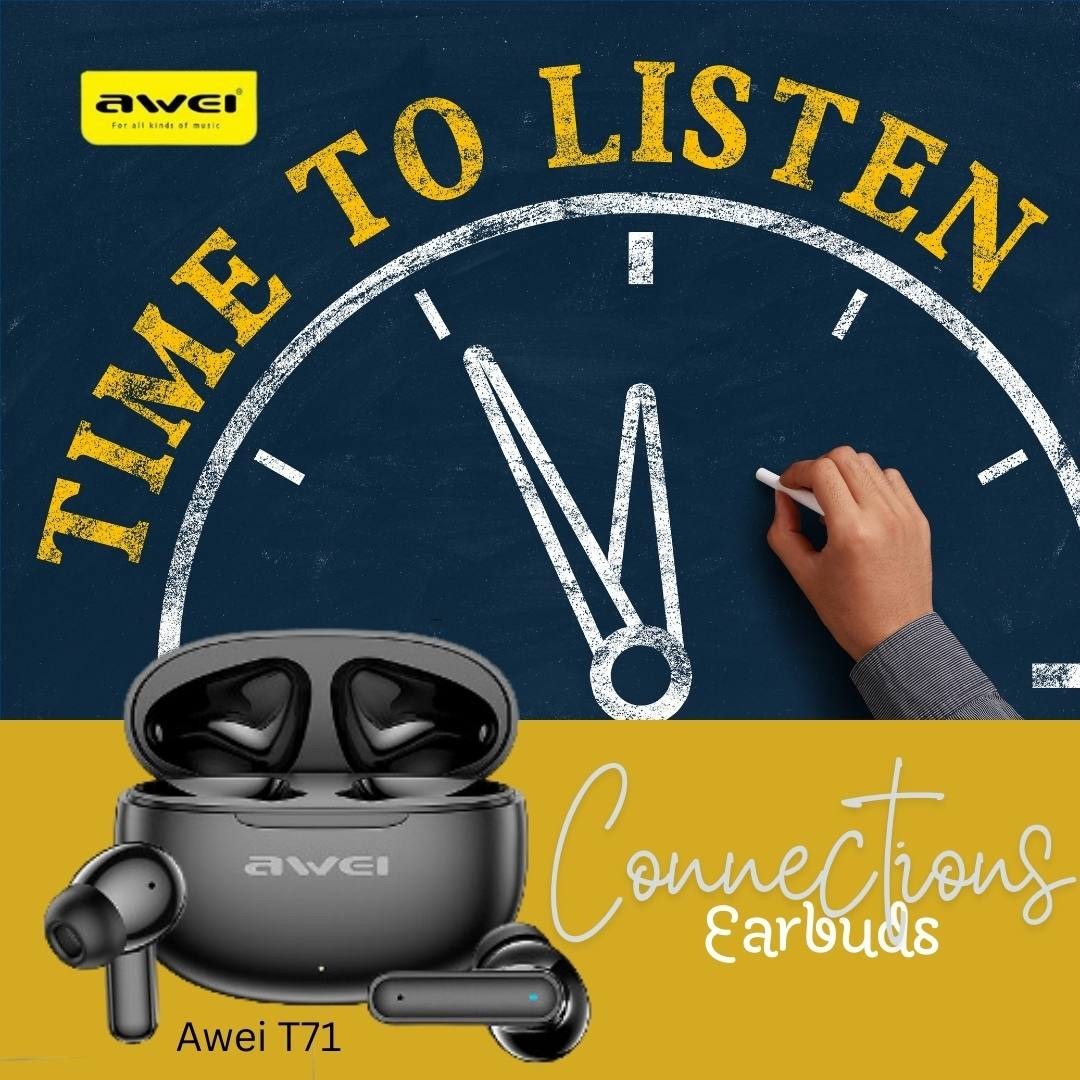 Wireless Earbuds + Charging Case - Bluetooth - 6 Hours Playback!!!