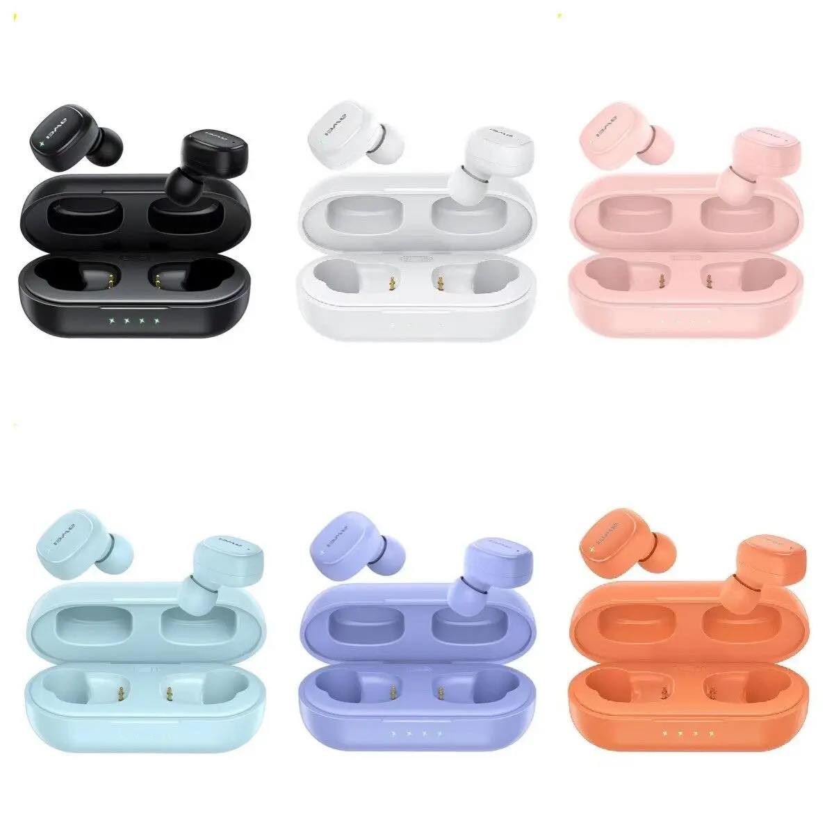 Bluetooth Earbud +Charging Case - Built in Mic - 8hrs Playback