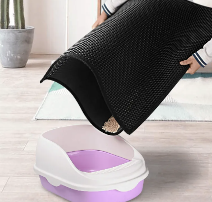 Kitty Cat Litter Mat Trapping Honeycomb