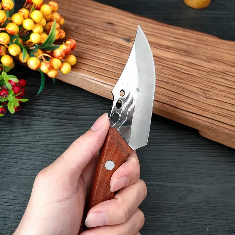 Hand-forged Stainless Steel Ring Handle Knife