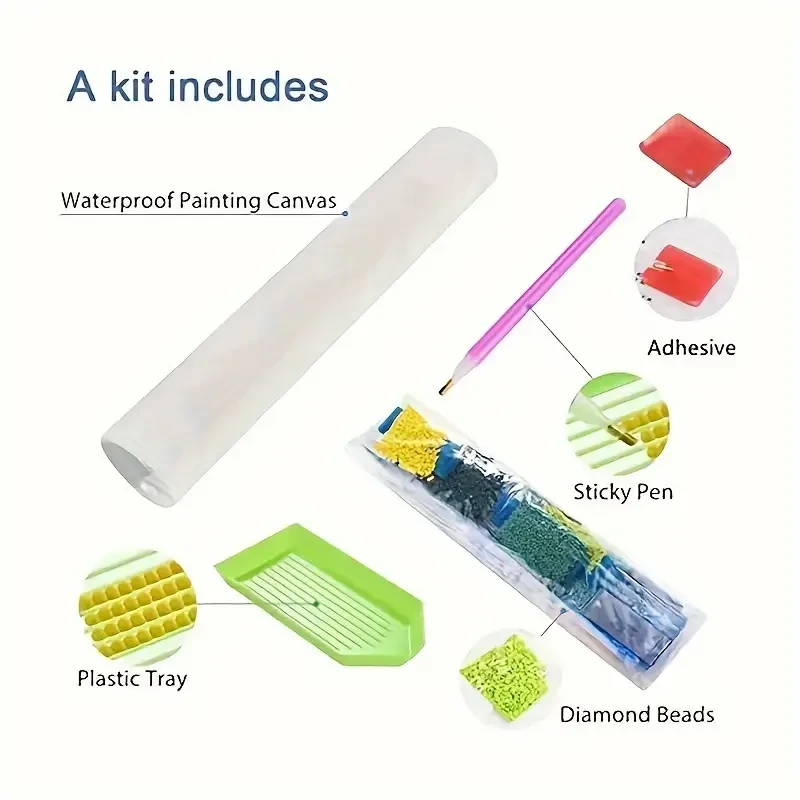 5D DIY Diamond Painting Kit Landscape Theme