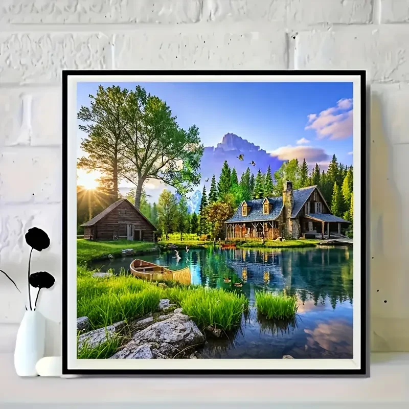 5D DIY Diamond Painting Kit Landscape Theme