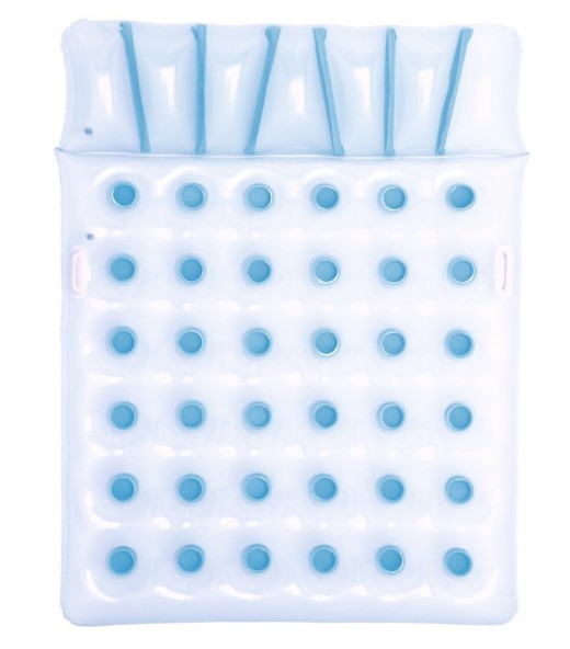 Double swimming water bed