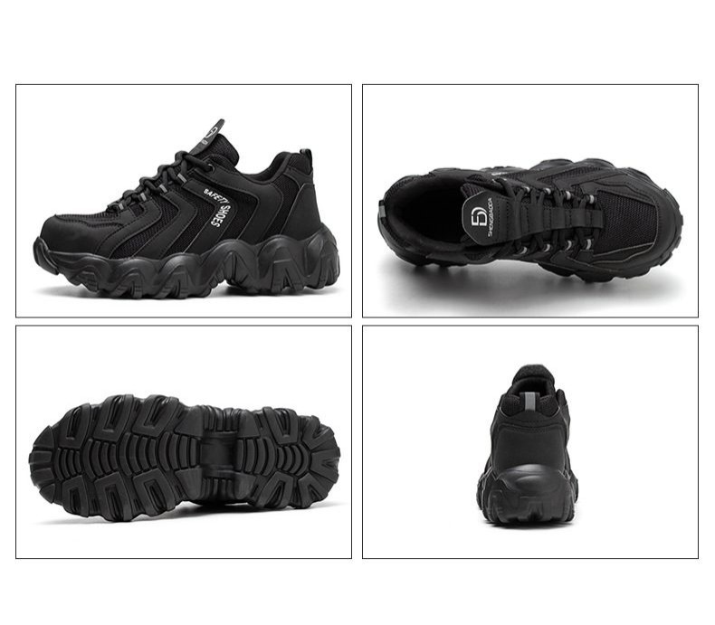 Steel Toe Work Shoes Safety Sneakers Industrial Shoes Lightweight Puncture Proo