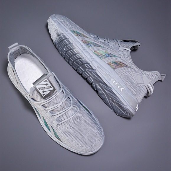 Size 9-13 Mens Slip On Walking Shoes Lightweight Breathable Non Slip Running Sh