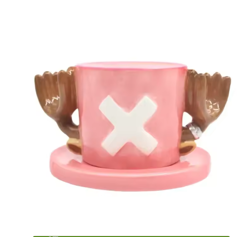 One Piece Mug Water Cup Cosplay Creative Three Brothers Hat Shaped Coffee Cup Anime Chopper Ace Sabo Ceramic Cup For Parties