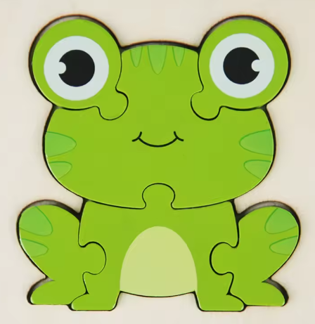 High Quality 3D Wooden Puzzle Baby Cartoon Animal Traffic Jigsaw Early Learning Cognition Game Puzzle Toys for Children