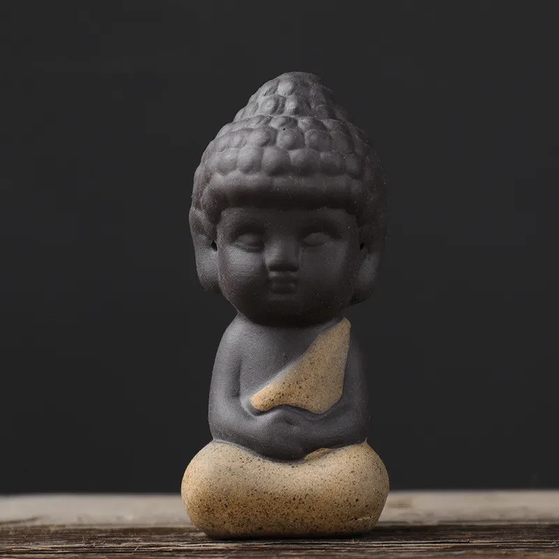 Four little Zesha monks tea pets