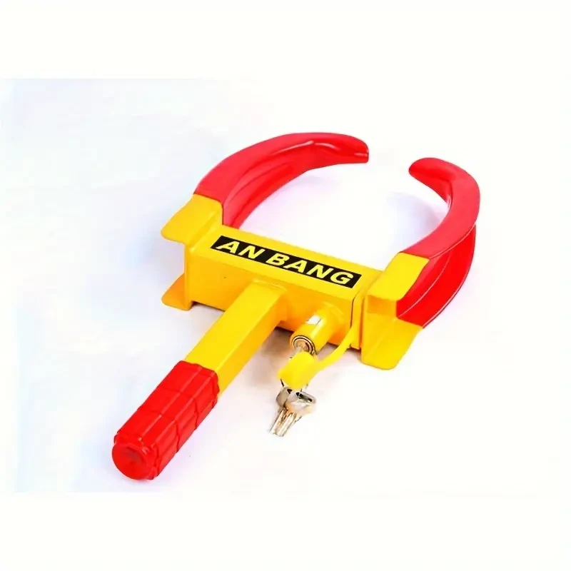 Anti Theft Wheel Lock Clamp Adjustable Boot Trailer Car Truck Boat Towing Locks For ATV RV SUV Car Golf Cart Boats Motorcycles Great Deterrent Bright