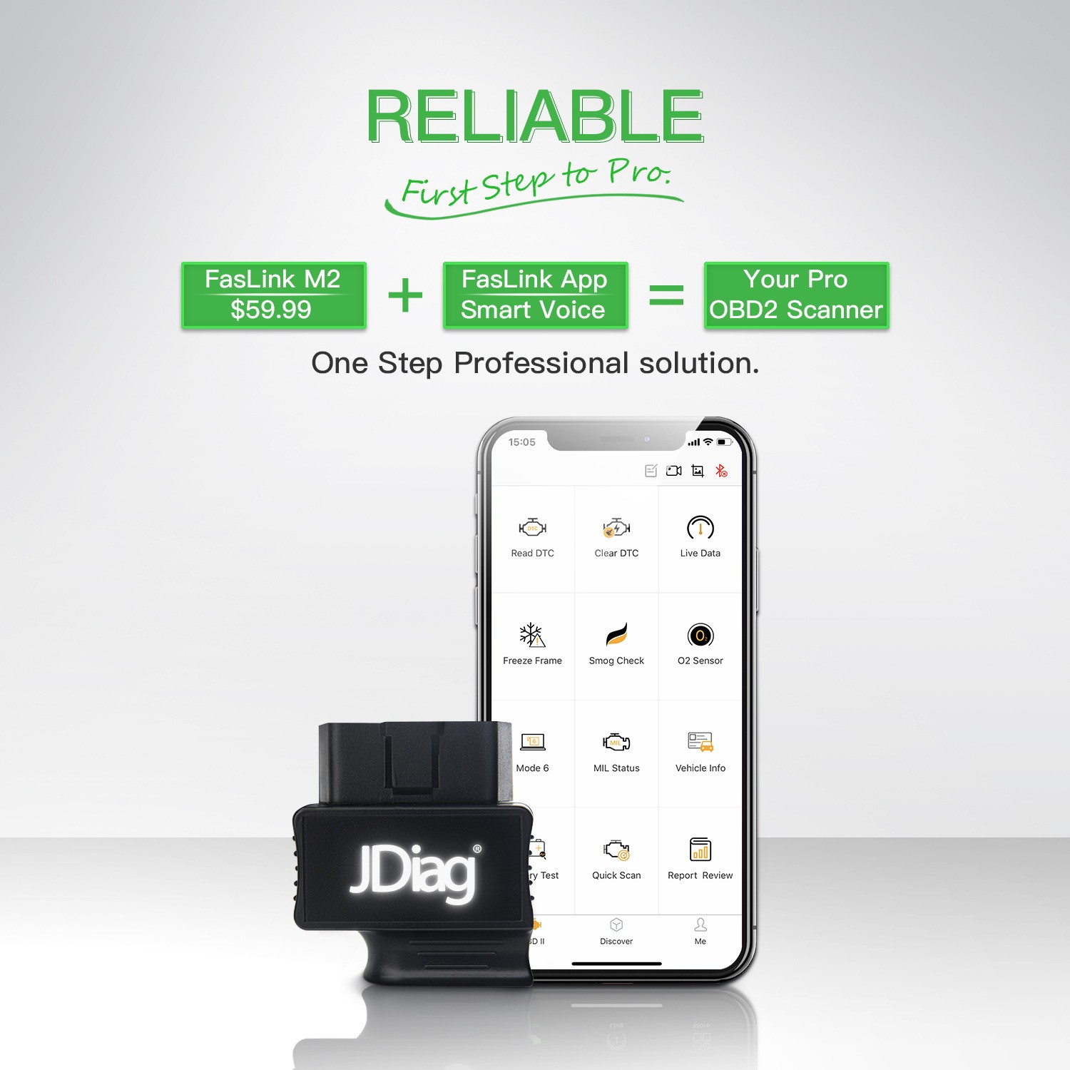 OBDII Code Reader Automotive Diagnostic Scanner