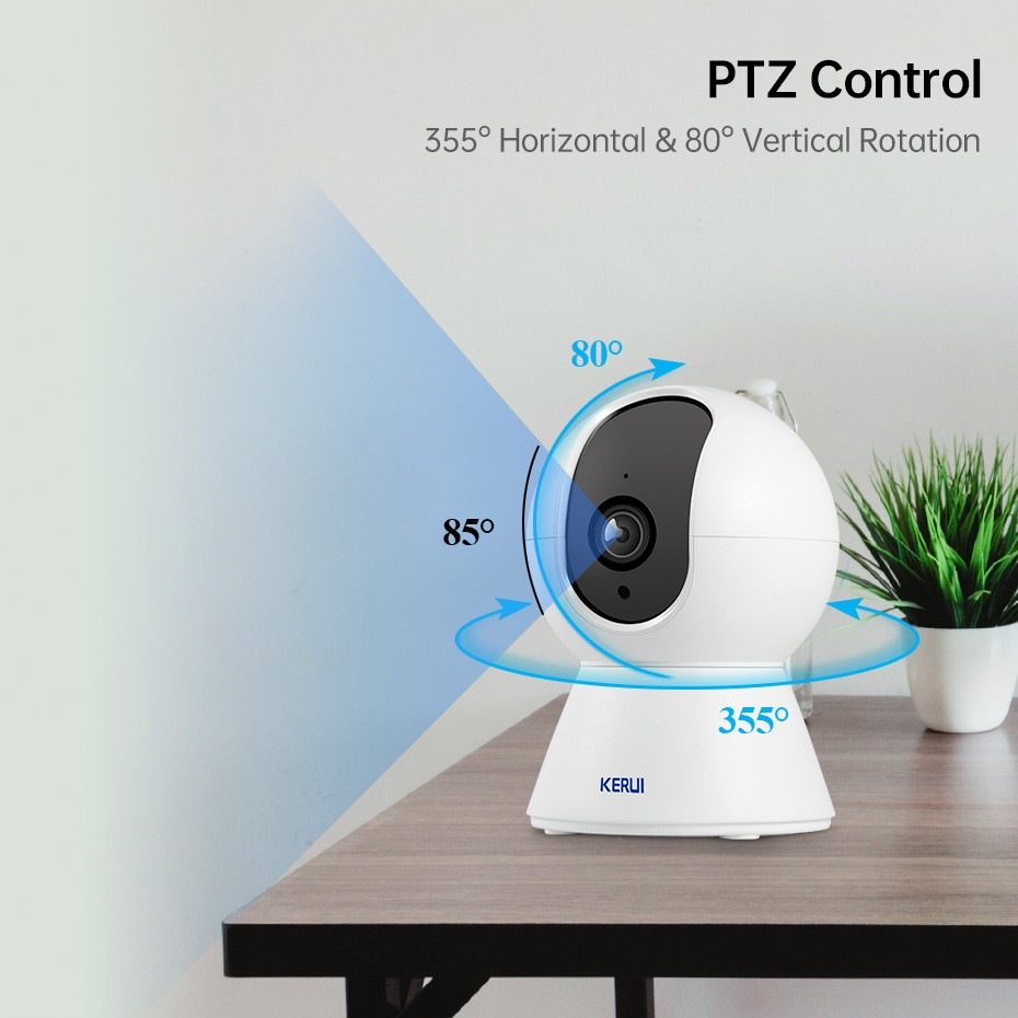 KERUI 5MP Tuya Smart Mini WiFi IP Camera