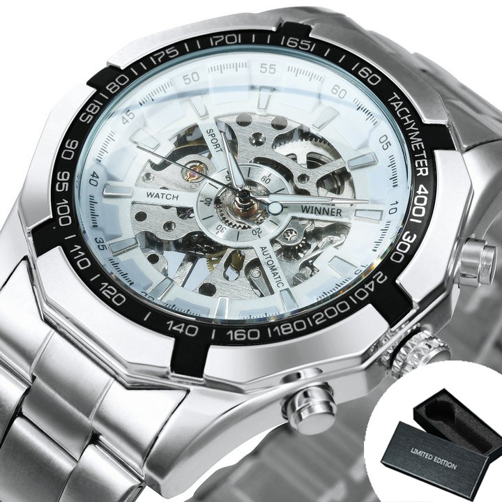 WINNER Classic Skeleton Watch for Men